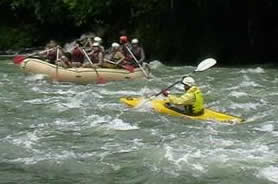 White-water rafting